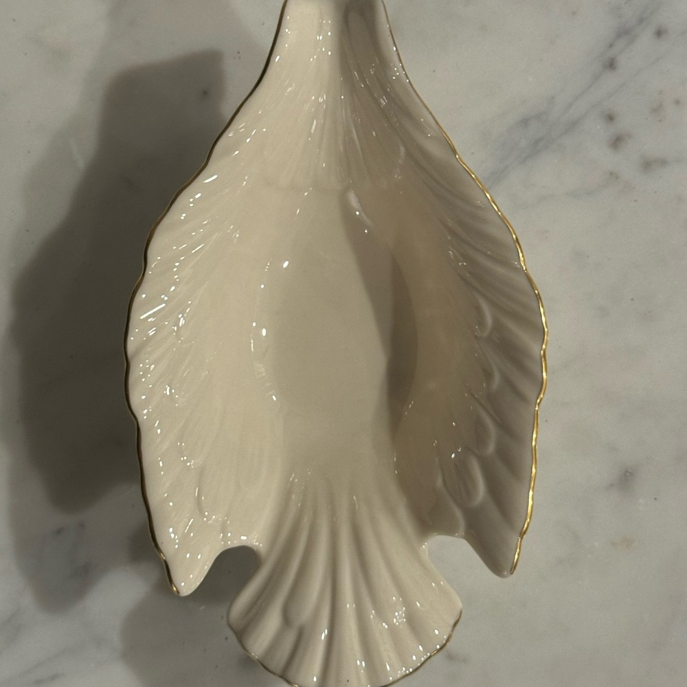 Lenox Dove Dish with Gold 24k Trim